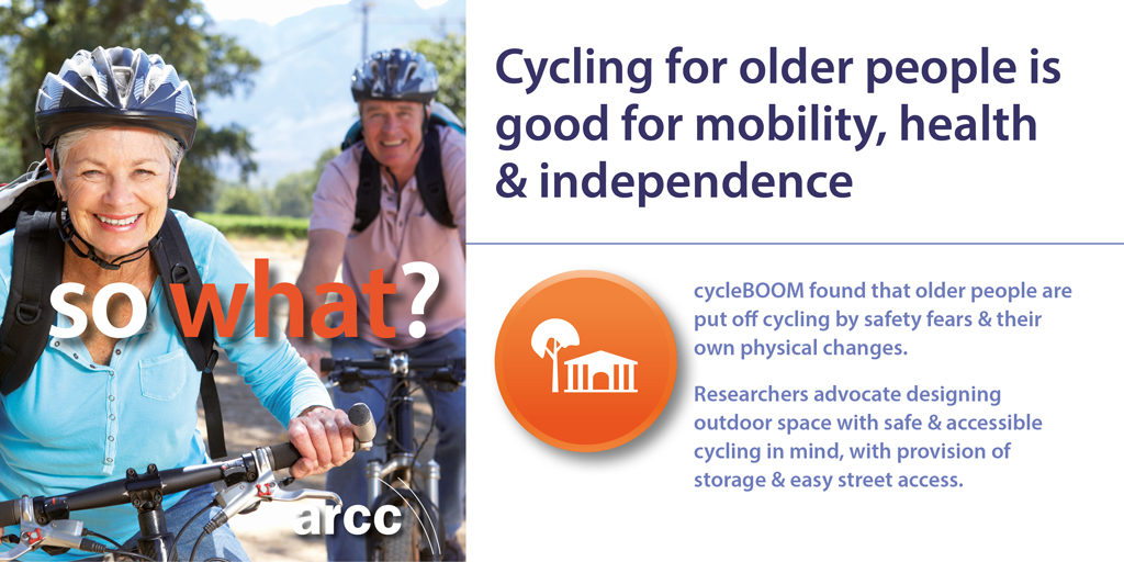 cycleBOOM – helping older people take up cycling