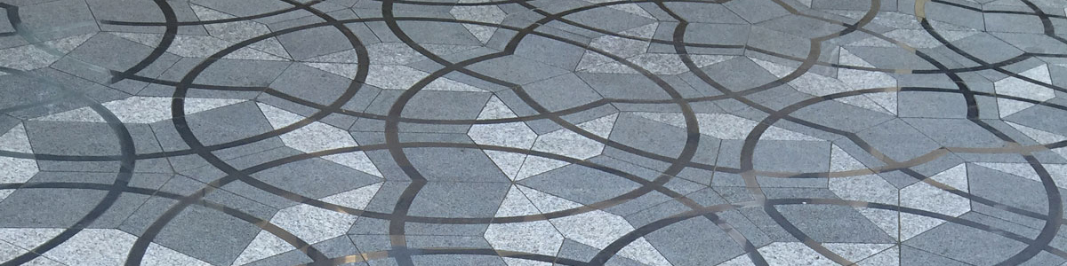 Paving outside Maths Institute, University of Oxford